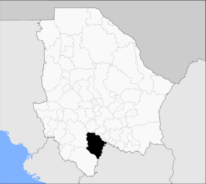 Mariano Balleza is located within Balleza Municipality