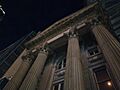 Bank of Toronto doorway night