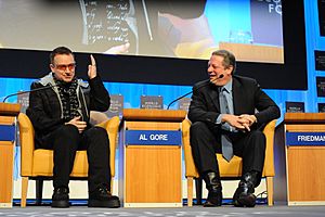 Bono and Al Gore 2008