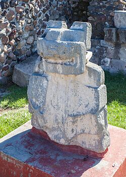 Cabeza de felino, Teotihuacán, México, 2013-10-13, DD 03