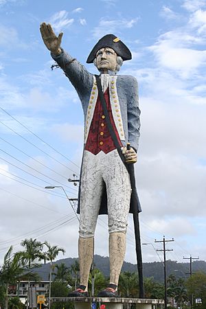 Captain Cook statue, Cairns