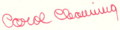 Carol Channing's Signature