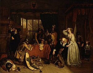 Charles Landseer (1799-1879) - The Plundering of Basing House - N00612 - Tate