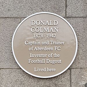 Commemorative plaque to Donald Colman