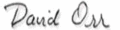 David Orr signature