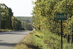 Sign for Denham