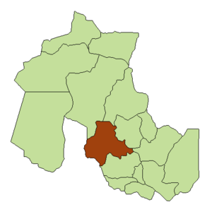 Location of the Tumbaya Department