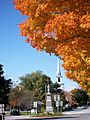 Downtown Brandon on an autumn day