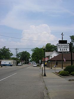 Main Street in Bedford, Kentucky
