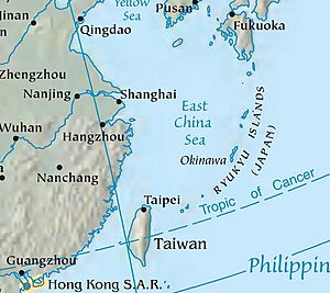 East China Sea Map