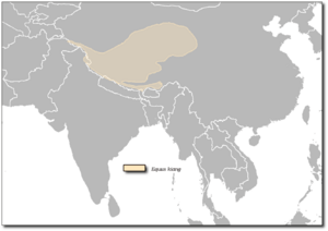 Equus kiang map.png