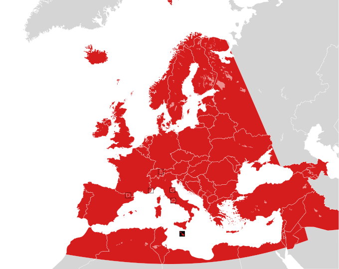 European Broadcasting Area