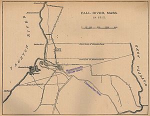 Fall River Map 1812 with text