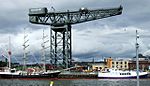 Stobcross Quay, Stobcross Crane, Otherwise Known As Finnieston Crane