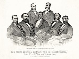First Colored Senator and Representatives