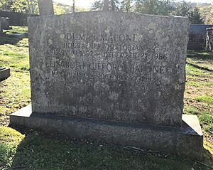 Grave of Dumas Malone