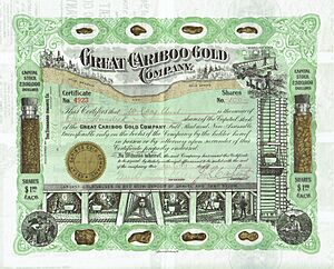 Great Cariboo Gold Company 1917