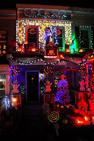 Halloween House in Hampden.