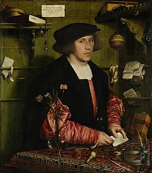 Hans Holbein der Jüngere - Der Kaufmann Georg Gisze - Google Art Project