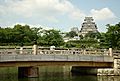 Himeji castle and bridge