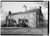Historic American Buildings Survey, Ray Moody, Photographer January 21, 1958 BACK ELEVATION. - Tusculum College, State Route 107, Greeneville Vicinity, Tusculum, Greene County, HABS TENN,30-TUSC,2A-1.tif
