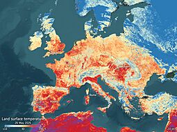 Hot surfaces during Europe's heatwave 'seen' by Sentinel-3 ESA522397.jpg