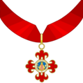 Insignia of the Commander Grades of the Civil Order of Alfonso X, the Wise