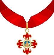 Insignia of the Commander Grades of the Civil Order of Alfonso X, the Wise