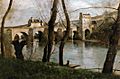 Jean-Baptiste-Camille Corot - Le pont de Mantes