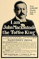 Mackintosh toffee king ad 1906