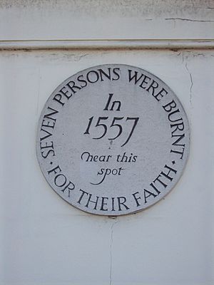 Maidstone martyrs plaque