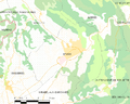 Map commune FR insee code 26220