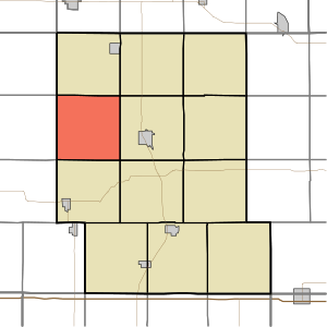 Map highlighting Douglas Township, Audubon County, Iowa.svg