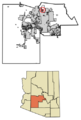 Maricopa County Arizona Incorporated and Unincorporated areas Anthem Highlighted 0402430