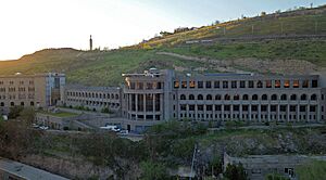 Matenadaran new building aerial