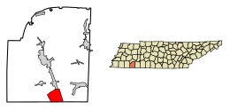 Location of Guys in McNairy County, Tennessee.