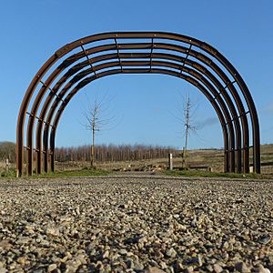 Memorial garden at gedling country park