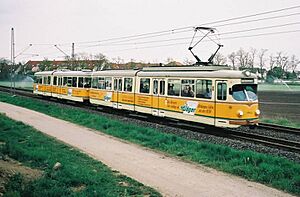 Mh RHB GT6 mit gelenkbeiwagen