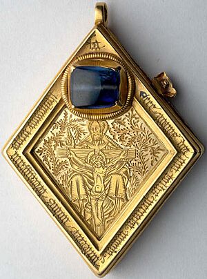 Middleham Jewel, obverse YORYM 1991 43-1