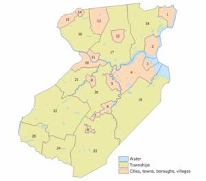 Middlesex County, New Jersey Municipalities