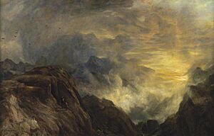 Mountain mist, sun rise (Lake District)