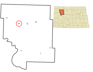 Location of Ross, North Dakota