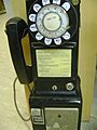 Old time dime payphone