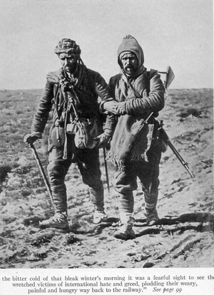 Ottoman soldiers after the First Balkan War