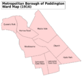 Paddington Met. B Ward Map 1916