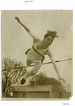 Peter Wells Athlete - 1947 04 18 - London AC Public Schools Challenge Cup - Record - 6ft 0in