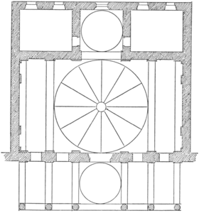 Plan of the chapel of the Pazzi (Character of Renaissance Architecture)