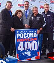 Pocono Raceway IndyCar returns announcment