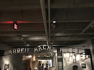 Replica of Auschwitz Entrance