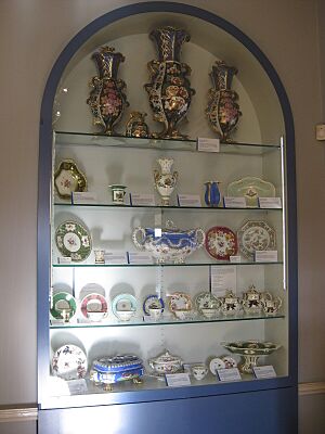 Rockingham Pottery Display, Clifton Park Museum